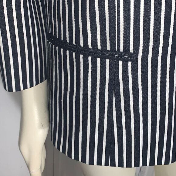 Chaps Striped Button Down Blazer Jacket 3X - Picture 5 of 12
